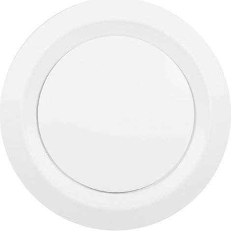 Bouche de soufflage et d'extraction d'air, diffuseur de plafond anémocat, couvercle de gaine de ventilation, bouche ronde 150 mm. (1/3)
