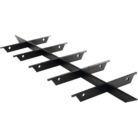 Zehnder Stützkreuz ComfoGrid für Bodenmontage für Design-Abdeckgitter für Luftdurchlassgehäuse CLF, schwarz