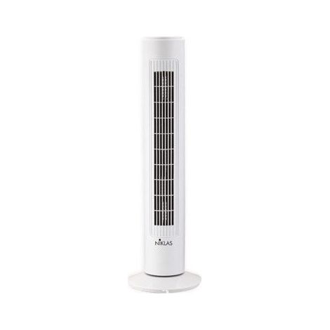 Ventilatore a torre silenzioso 74 cm oscillante con 3 velocità e timer 50W Niklas SKYSCARPER