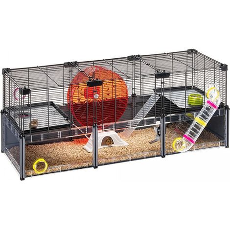 Ferplast Multipla große Käfig schwarz für kleine Nagetiere (1/5)