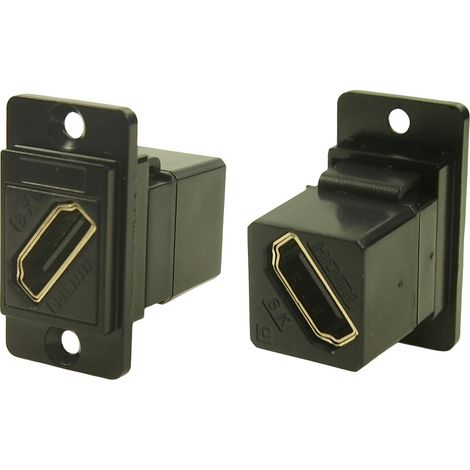 Cliff CP30788MB HDMI-Adapter Buchse, Einbau Schwarz 1 St.