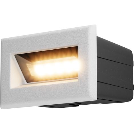 Maytoni Bosca segnapasso da incasso bianco LED 3W 3000K IP65 (1/5)