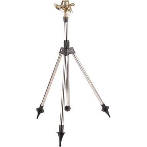 Trépied en acier inoxydable outil d'irrigation de l'eau arroseur système automatique fournitures de pelouse de jardin (1/5)