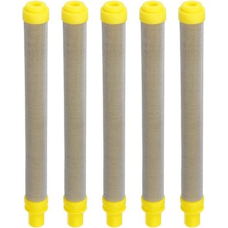 Ecleanfy - 5 Pièces 100 Filtres à Mailles pour les Pistolets de Peinture Pulvérisateurs Airless Wagner éléments de Filtre en Acier Inoxydable (1/4)