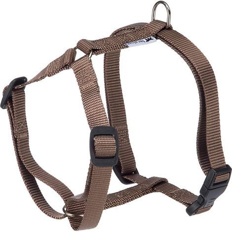 1 Harnais Chien, Nylon Résistant, Réglable 3 Points, Clip Pression, Poitrine 44-72 cm, Promenade
