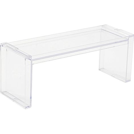 Rack De Rangement Transparent - Support Multi-niveaux Pour Vernis À Ongles Et Produits De Maquillage - Étagère Empilable Pour Bureau Ou Salle De Bain - 1 Pièce (1/5)