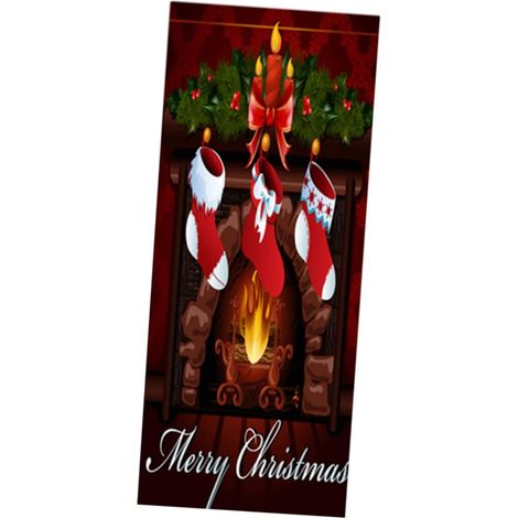 Autocollant de Porte de Noël Autocollants Muraux pour Salon et Chambre (1/5)