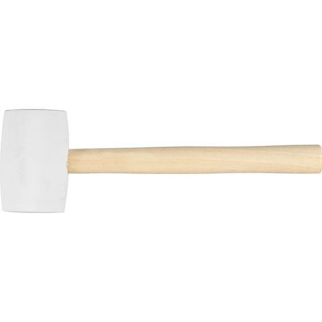 Hammer Strend Pro HM221 450 g, Gummihammer, WhiteHead, Holzgriff, Stiellänge 310mm