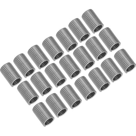 Inserts filetés mâle femelle, outil de réparation d'écrou réducteur, fixation en acier inoxydable M6x13D 100 pièces (1/5)