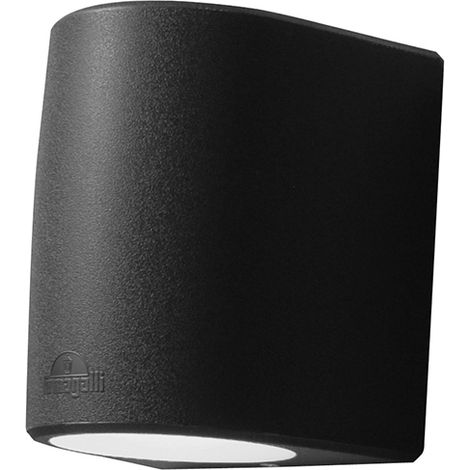 Aplique MARTA 2xGX53 10W con pulsador CCT (3colores) IP55 resina negra (1/2)