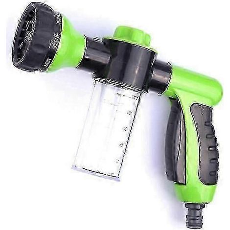 Versatile 8-in-1 Garden Hose Nozzle with Adjustable Water Flow for UK Lawns and Plants