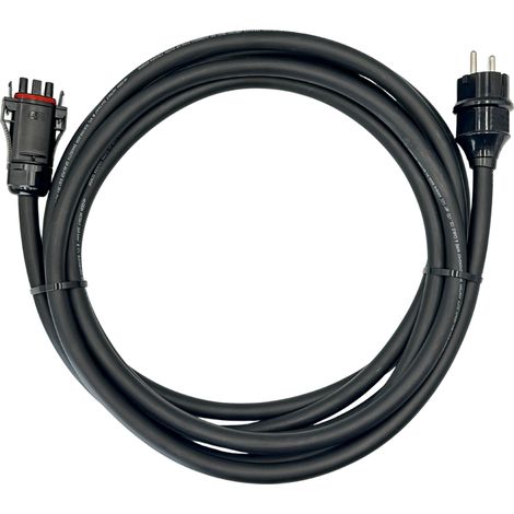 Câble AC 5m 4mm² 40A - pour micro-onduleur SOSSEN (1/2)