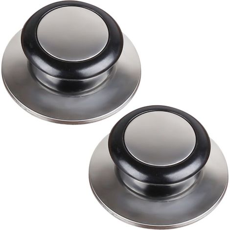 royaluxe - Poignée de casserole Bouton de rechange pour couvercle d'ustensiles de cuisine Ensemble de 2  Ø 64 mm, , (1/5)