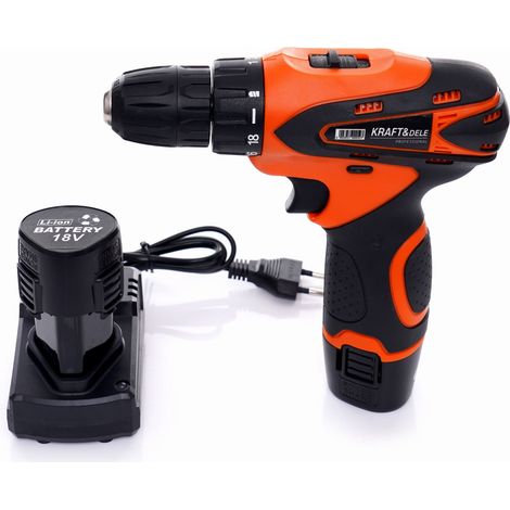 Herramientas Pro Taladro Atornillador 18V Li Ion - Potencia Profesional y Diseño Ergonómico (1/5)