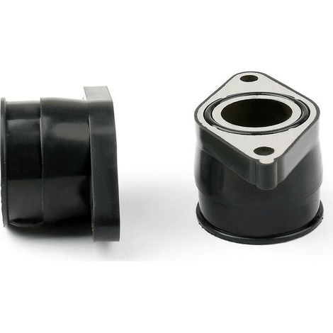 collecteur d'admission de carburateur en caoutchouc et aluminium, 1 paire, noir mat, de haute qualité, adapté pour Yamaha Tt 350 Xt 350