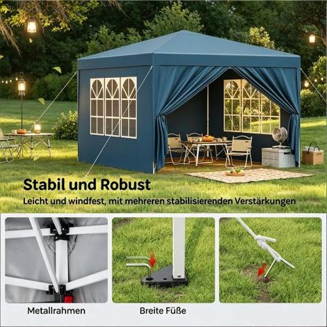 Garten Gazebo,Garten Gazebo,Outdoor-Roof-Schutz,für Patio, Wedding, Catering & Events (nur mit Gazebo)
