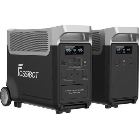 Tragbarer Solar Generator - FOSSIBOT - F3600PRO - 3840Wh - 3600W - LiFePO4 Batterie