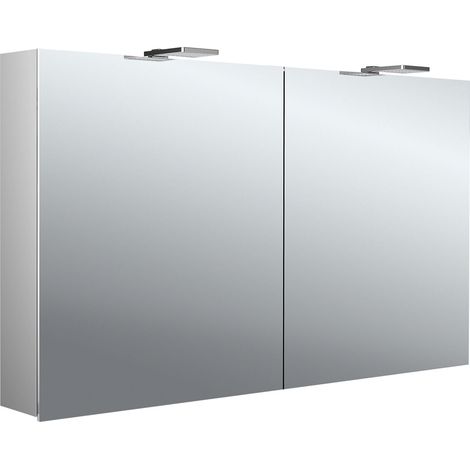 emco pure 2 style Armario con espejo iluminado con focos, 2