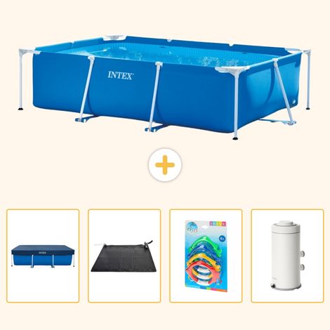 Intex Piscine Tubulaire Rectangulaire - 300x200x75 cm - 5-pièces S118 (1/5)