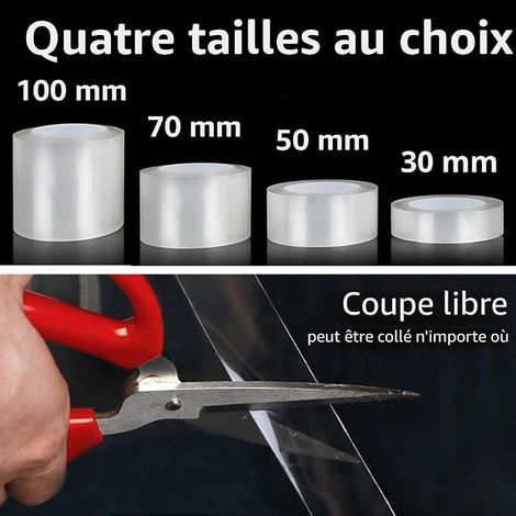 ETOPARS Protecteur de Seuil de Porte de Voiture 10cmx10m Transparent de Garde de Bord Film Protection de Pare-Chocs Peinture Bande Autocollant Anti Rayures Imperméable (1/3)