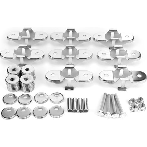 Kit bras oscillant ajustable avec plaque coudée + vis + écrou + douille + rondelle adaptable Mitsubishi Eclipse 1995‑1999 (1/5)