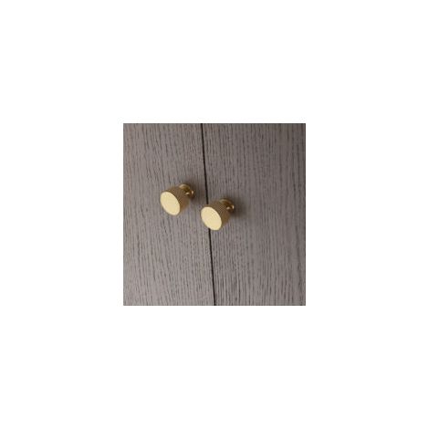Boutons dorés pour meubles de cuisine, ferrures de tiroirs, boutons en zinc pour commodes (1/5)