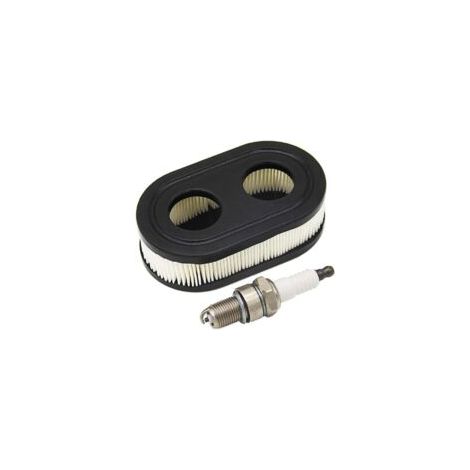Filtro de aire y bujías para motores Briggs & Stratton 550E 550EX Eco-Plus Series 575EX (reemplaza 798339 798452 593260 093000er 09P0000, motor 4247 5432 5432K) - Crezuo