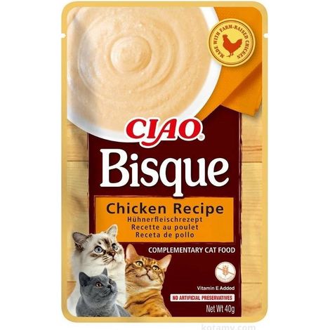 Nourriture humide pour chat INABA CIAO Soupe épaisse au poulet 40g