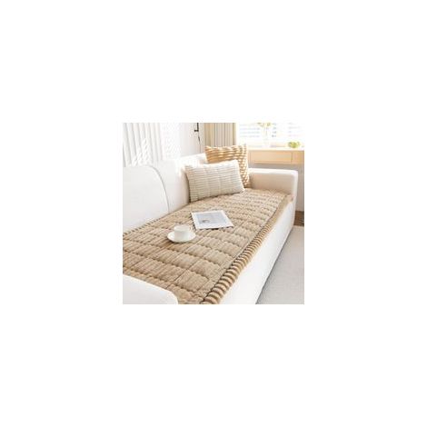 Epais Housse de Canapé Lavable - Nouveau Velours Côtelé Doux Universel Housse Canapé 2 3 4 Places, Housse de canapé Antidérapant, Housse Canape d'angle Protège Meubles pour Le Salon (70x90cm) (1/5)