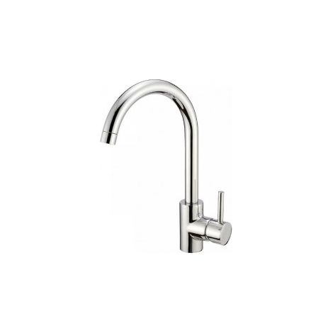 Crolla 7780 CR GINGER Miscelatore Monocomando con bocca girevole 360° e doccetta estraibile monogetto Cromato (1/3)