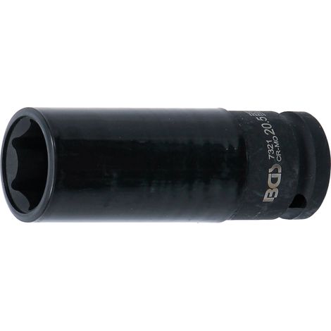 Clé à douille bgs 7321 colorée avec protection plastique