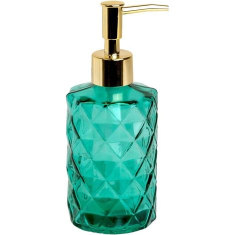Distributeur de savon vert pour salle de bain pour cuisine (1/5)