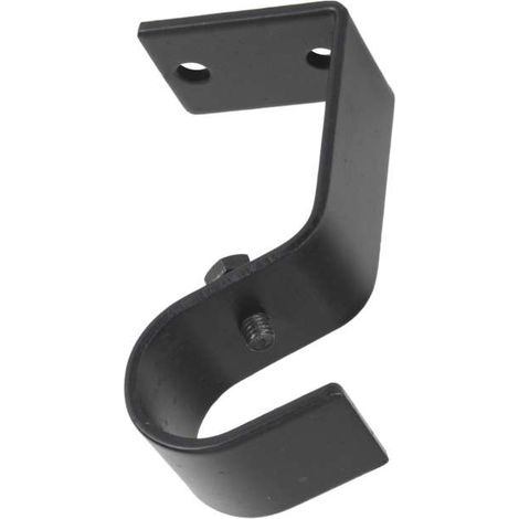 Supporto soffitto Cintacor nero Ø22 mm (1/2)