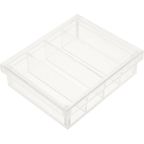 Boîte D'incubation en Acrylique Transparent à 4 Compartiments avec Couvercle, Capacité 73ml, pour Stockage Organisé en Laboratoire (1/5)