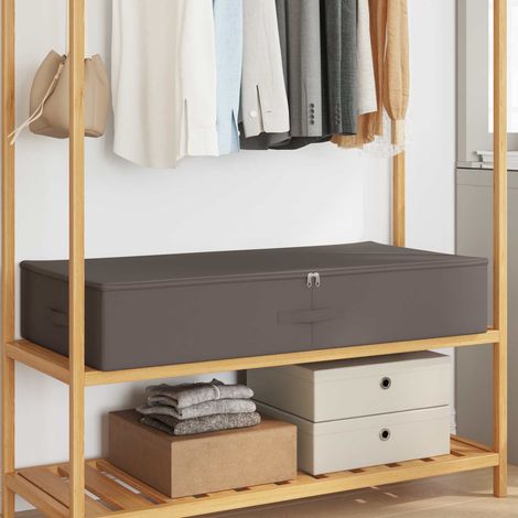 Caja de Almacenamiento Gris 100 x 50 x 18 cm Tejido no tejido