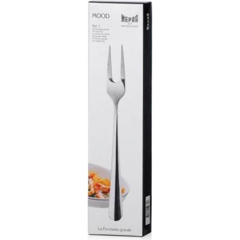 FORCHETTA GRANDE DUE PUNTE IN ACCIAIO INOX SERIE MOOD 1 PEZZO