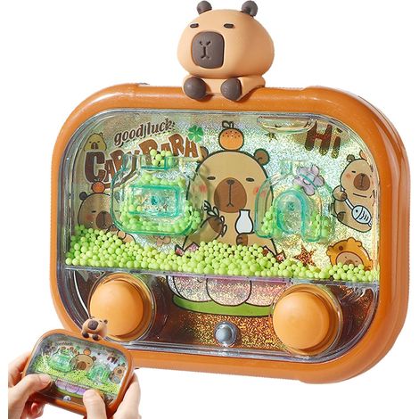 Flipper à Eau Kapibala, Mini Cadeau Anniversaire Invités Enfant LED Capybara Créativité d'Adresse Pinata Jeux pour Garçon Fille (1/5)