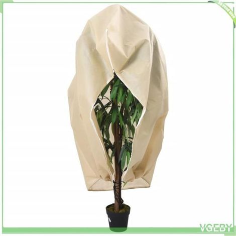 Housses de protection pour plantes - FAFEICY - 364877 - 1,55×1,55 m - 2 pcs - Fermeture éclair & cordon (1/5)