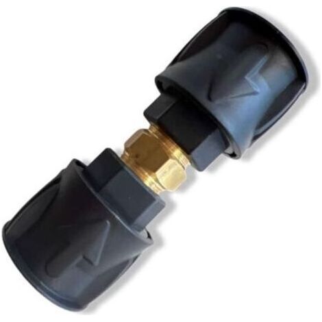 Lot de 2 fermetures rapides pour pistolet et nettoyeur haute pression Kärcher Quick Connect avec adaptateur double face M22 AG (1/5)