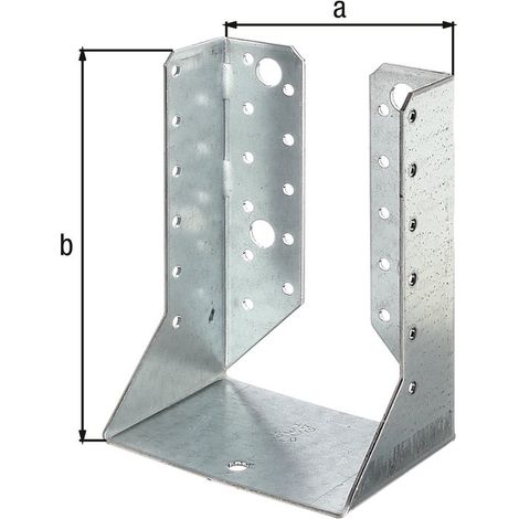 Alberts 335403 Staffa per travi, Acciaio, 100 x 140 mm / 10 pz