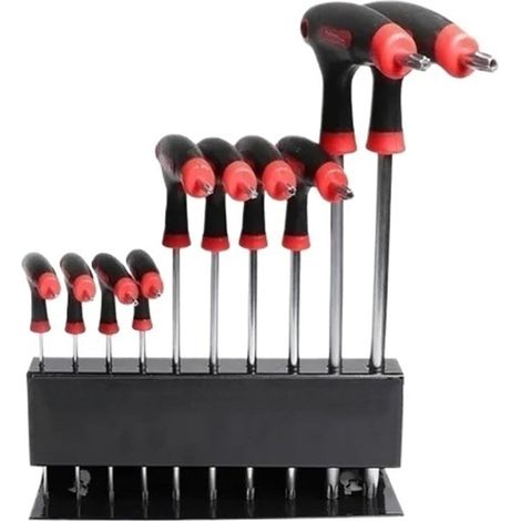 Jeu d'outils de clé Allen avec mangue en T, Torx T d'étoile (1/5)