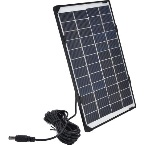 Panneau solaire DC5521 6 W 12 V, chargeur solaire DIY, générateur à tablette en polysilicium pour lampe (1/5)