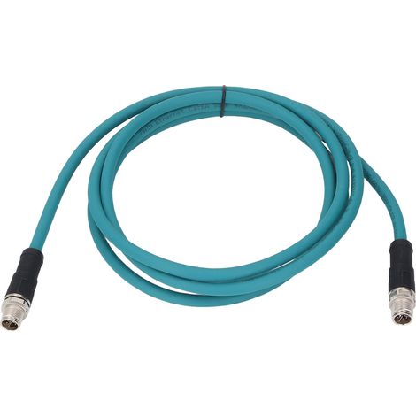 Câble Ethernet M12 8 broches codé X mâle vers réseau CAT6A, étanche IP67, fournitures industrielles