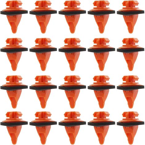 50pcs Clips de Garniture de Roue de Moulage Latéral Remplacement 7539735010 7539535070 Compatible avec Prado Land Cruiser Plaque de Protection de Seuil de Porte Voiture (1/5)