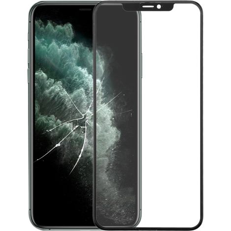 Compatible with the front glass/LCD mirror for iPhone 11 Pro Max (black). (1/4)