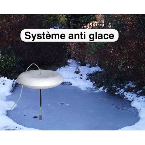 Le Poisson Qui Jardine – Système anti-gel pour bassins de jardin – Protection hivernale complète – Pompe à air 78 L/h – Diffuseur d’air inclus – Efficace jusqu’à -10°C (1/5)