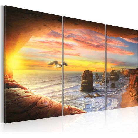 Tableau Imprimé "Paradise Beach" 60 x 90 cm (1/2)