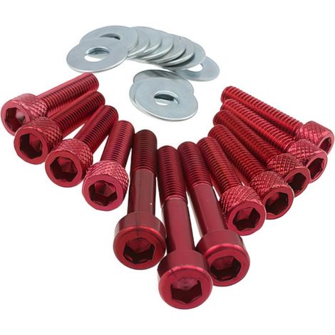 Tornillos de la tapa del variador STR8, rojos, Minarelli