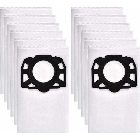 12 Sacs Aspirateur pour Karcher WD4 WD5 WD6 Premium, adapté pour Karcher MV4, MV5, MV6 aspirateur eau et poussière 2.863-006.0, (1/4)
