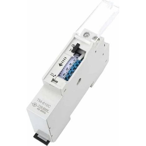 SABIR Interrupteur horaire de Rail Interrupteur de Commande de synchronisation de Rail DIN Intelligent Relais de minuterie TM610C 220V pour réverbère (1/5)